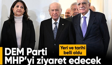 DEM Parti'nin MHP'yi salı günü TBMM'de ziyaret edecek