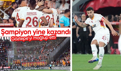 Şampiyon yine kazandı! Göztepe-Galatasaray: 0-2