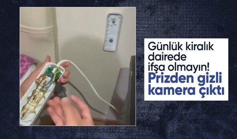 Denizli'de günlük kiralık dairede gizli kamera skandalı