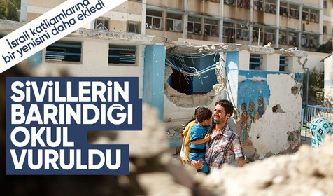 İsrail katliamı devam ediyor: Gazze'de sivillerin barındığı okulu vuruldu! En az 20 ölü