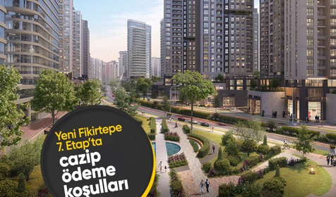 İstanbul'un merkezi Fikirtepe'de Yeni Fikirtepe 7. Etap'ta cazip ödeme koşulları