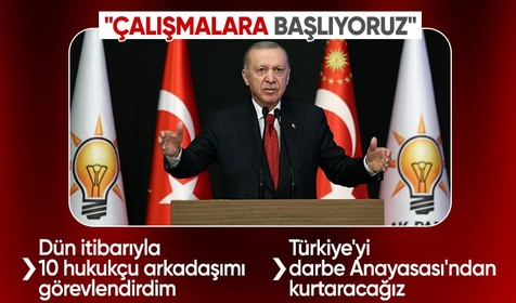 Cumhurbaşkanı Erdoğan: Darbe anayasası utancına son vereceğiz