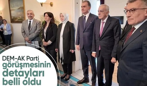 DEM Parti heyeti yarın saat 15.00'te AK Parti'yi ziyaret edecek