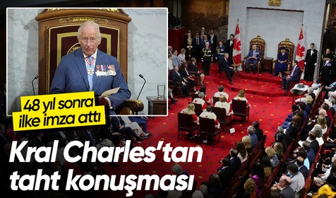 İngiltere Kralı Charles, Kanada'da taht konuşması yaptı