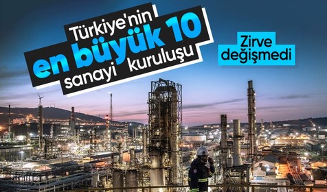 İSO Türkiye'nin en büyük 10 sanayi kuruluşunu açıkladı