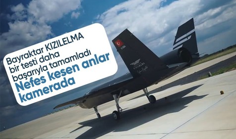 Bayraktar KIZILELMA bir testi daha başarıyla tamamladı! Nefes kesen anlar kamerada