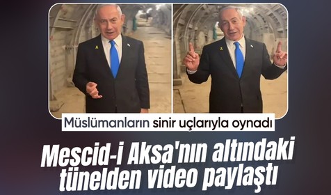 Netanyahu'nun Kudüs'ün tamamının İsrail'e ait olacağını iddia ettiği video tepki çekti