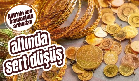 ABD'nin gümrük tarife kararının ardından altında sert düşüş