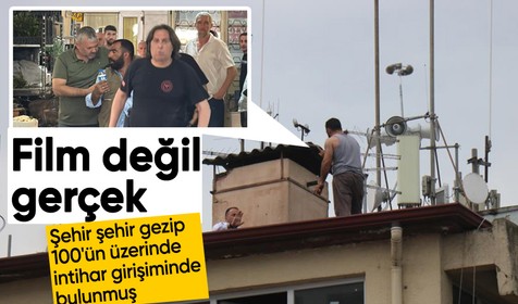 Film değil, gerçek: Şehir şehir gezip 100'ün üzerinde intihar girişiminde bulunmuş