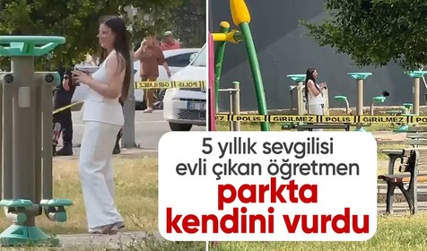 5 yıllık sevgilisi evli çıkan kadın öğretmen parkta kendini vurdu
