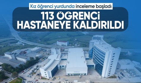 Sinop’ta KYK yurdunda toplu zehirlenme şüphesi: 113 öğrenci hastaneye kaldırıldı