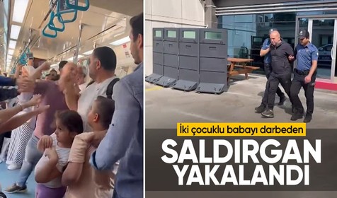 Çocuklarının yanında saldırıya uğramıştı: Burnu kırılan babayı darbeden kişi tutuklandı