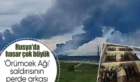Ukrayna'nın Rusya'ya yaptığı "Örümcek Ağı" saldırısında hasar çok büyük