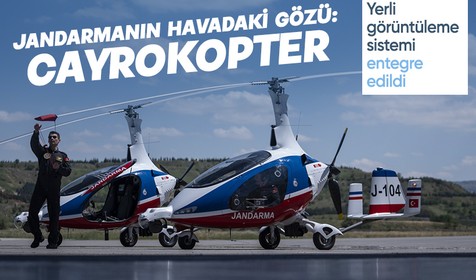 Jandarmanın gökyüzündeki gözü: Cayrokopterler