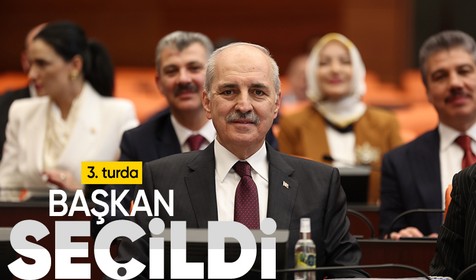 Numan Kurtulmuş bir kez daha TBMM Başkanı seçildi