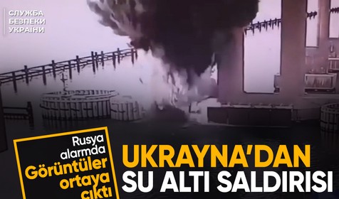 Rusya alarmda! Ukrayna’dan Kırım Köprüsü’ne su altı saldırısı: 1100 kiloluk patlayıcıyla vuruldu