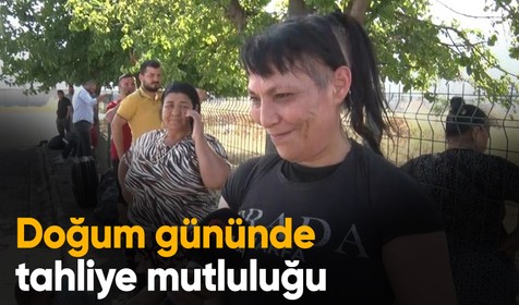 İnfaz düzenlemesi mutluluğu! Doğum gününde tahliye oldu