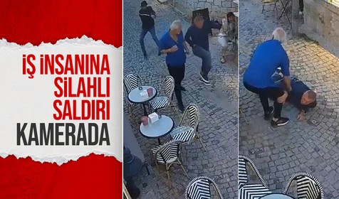 İş insanı Fatih Fil'e silahlı saldırı kamerada