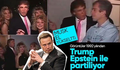 Elon Musk, Trump'ın 1992'de Jeffrey Epstein ile parti yaptığı görüntüleri paylaştı