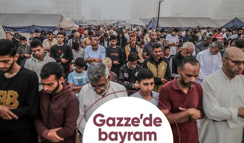 İsrail'in saldırıları altındaki Gazze Şeridi'nde Kurban Bayramı...