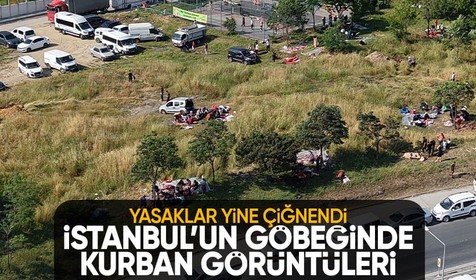 İstanbul’da kurban kesim alanları doldu: Yol kenarlarında yasaklar çiğnendi!