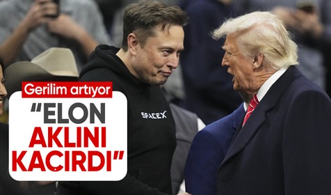 Trump, Elon Musk'ın "aklını kaçırdığını" söyledi