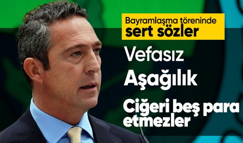 Ali Koç: Vefasız ve aşağılık saldırılara karşı dik duruyoruz