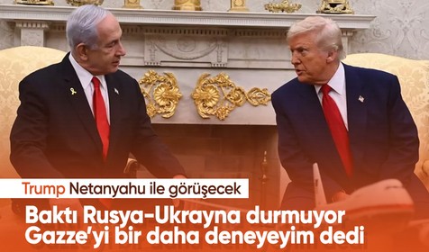 Beyaz Saray açıkladı: Trump, Netanyahu ile görüşecek