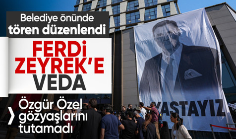 Ferdi Zeyrek'e veda: Binler cenaze törenine akın etti