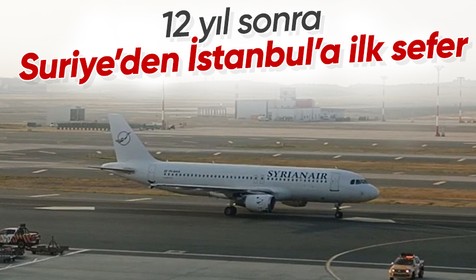 Suriye Havayolları 12 yıl sonra İstanbul seferlerine başladı