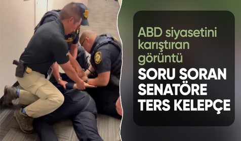 ABD'de bir senatöre ters kelepçe takıldı