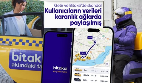 Getir ve Bitaksi kullanıcıları dikkat! Yazılım mühendisi tüm kişisel verileri karanlık ağlarda paylaşmış