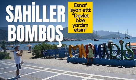 Marmaris bomboş: "Esnaf ayakta kalamayacak"