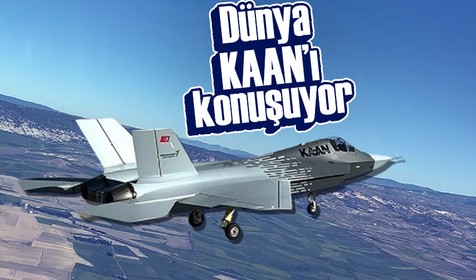 Milli muharip uçak KAAN dünya basınında