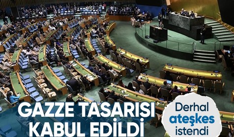 BM Gazze'de ateşkes talep eden tasarıyı kabul etti