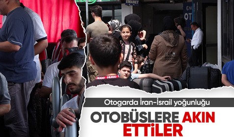 Hava sahası kapandı! İranlılar otobüslerle memleketlerine dönüyor