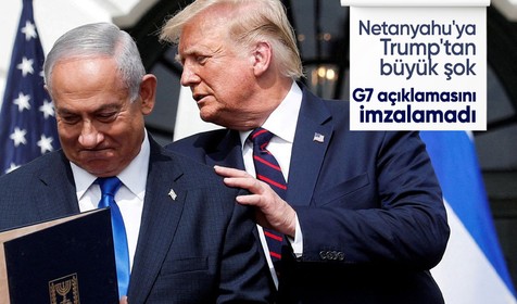 Trump G7 açıklamasını imzalamadı