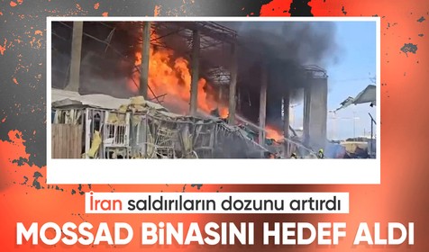 İran, İsrail'deki MOSSAD binasını hedef aldı