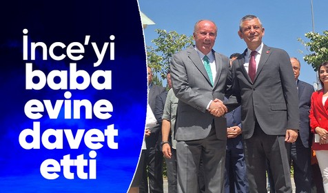 CHP lideri Özgür Özel Muharrem İnce'yi ziyaret etti: Baba evine davet ettik