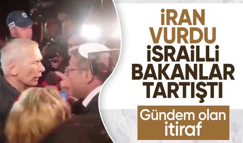 İran'ın misillemesi sonrası İsrail'de gerginlik: İki bakan kameralar önünde tartıştı