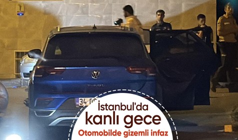Fatih'te otomobil içinde infaz!
