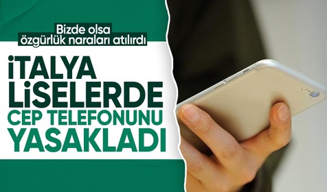 İtalya'da liselerde öğrencilerin cep telefonu kullanması yasaklandı