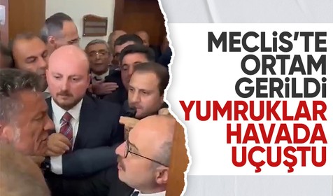 Meclis’te gerginlik: Yumruklar havada uçuştu