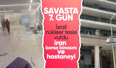 Savaşta 7. gün | İsrail Arak nükleer tesisini vurdu, İran borsa binasını ve hastaneyi...