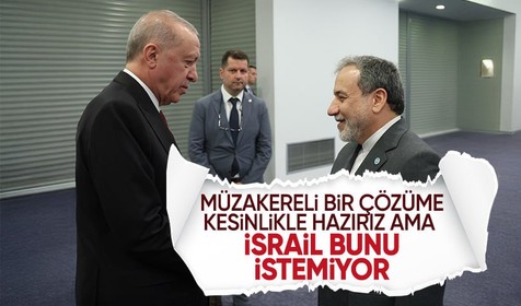 Cumhurbaşkanı Erdoğan, İran Dışişleri Bakanı Arakçi'yi kabul etti