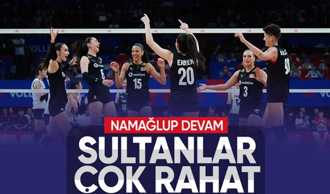 Filenin Sultanları VNL'de İstanbul'daki 3. maçta Güney Kore'yi 3-0 mağlup etti