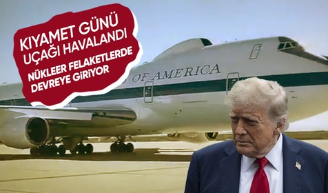 Nükleer Savaş durumlarında devreye giriyor! Trump'ın "Kıyamet Günü Uçağı" havalandı