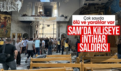 Suriye'nin başkenti Şam'da kiliseye saldırı: Çok sayıda ölü ve yaralı var