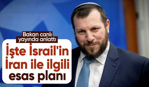 İsrailli Bakan İran ile ilgili esas amaçlarını açıkladı: Muhalefeti ayağa kaldırmak için uğraşıyoruz