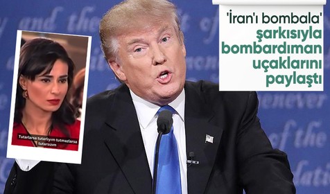 Trump'tan skandal hareket: 'İran'ı bombala' şarkısıyla bombardıman uçaklarını paylaştı